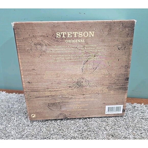 Stetson Original Collectors Edition Set Cologne 2.0 Oz & After Shave 2.0 Oz New - Picture 4 of 7